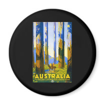 Vintage Australia Marysville Victoria Fridge Magnet