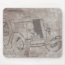 Vintage Auto Mouse Pad