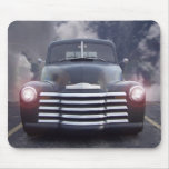Vintage Auto Running the Clouds Mousepad