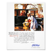Vintage Automotive Print - Ford 1924 Ad Artwork Photo
