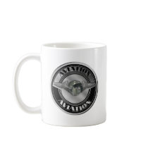 Vintage Aviation Art Mug