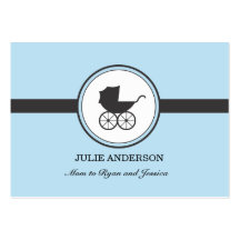 Vintage Baby Carriage Calling Card Business Cards