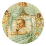 Vintage Baby & Cherubs stickers