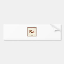 Vintage BACON Periodic Table Bumper Stickers
