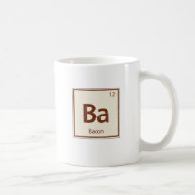 Vintage BACON Periodic Table Mugs