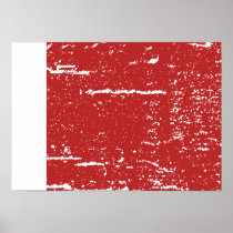 Vintage Bahrain Flag Poster