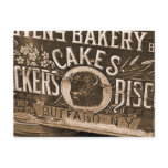 Vintage Bakery Ad Postcard