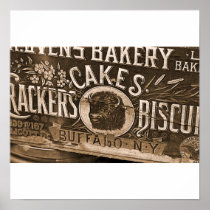Vintage Bakery Ad Poster/Print