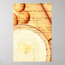 Vintage baking poster