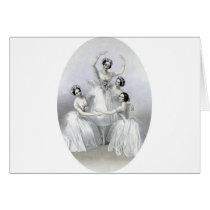 Vintage Ballerinas Card