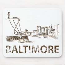 Vintage Baltimore Mouse Pad