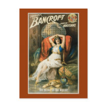 Vintage Bancroft Prince of Magicians Post Card