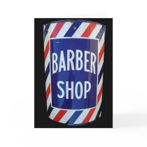 Vintage barbershop sign cards