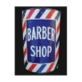 Vintage barbershop sign post card
