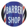 Vintage barbershop sign sticker
