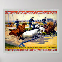 Vintage Barnum, Bailey Greatest show German circus