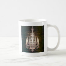 vintage barnwood purple chandelier paris fashion coffee mug