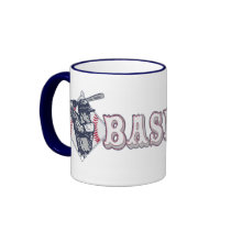 Vintage Baseball Batter Diamond Design Mug