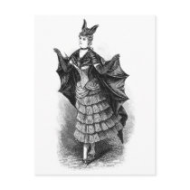 Vintage Bat Lady Postcards