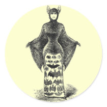 Vintage Bat Lady Sticker