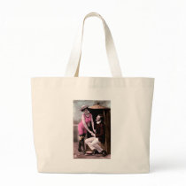 Vintage Bathing Beauty Colour Tinted Canvas Bags