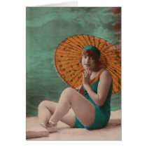 Vintage Bathing Beauty Colour Tinted