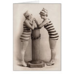 Vintage Bathing Suits Greeting Card - 1780816
