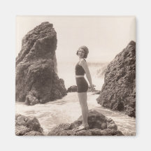 Vintage Bathing Suits Magnet - 1766993