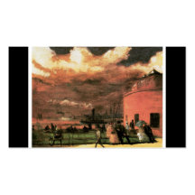 Vintage "Battery Park" circa 1902-1904 Business Card