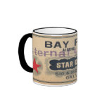 Vintage Bay Rum Label Mug Ad