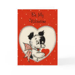 Vintage Be My Valentine Card