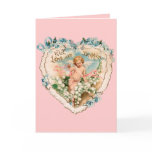 Vintage Be My Valentine Card - I Love You