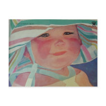 Vintage Beach Baby 1934 Post Card