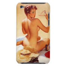 Vintage Beach Beauty Pin Up Girl iPod Touch Cover