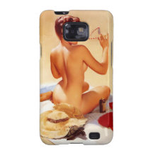 Vintage Beach Beauty Pin Up Girl Samsung Galaxy Cases