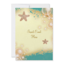 Vintage beach shells elegant wedding