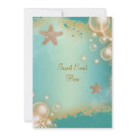 Vintage beach shells elegant wedding