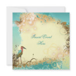 Vintage Beach wedding elegant party theme invitations