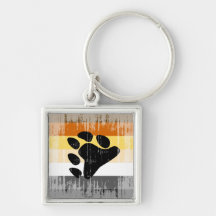 Vintage Bear Pride Key Chain
