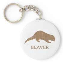 Vintage Beaver Keychains