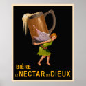 Vintage beer poster posters