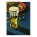 Vintage Beer with Dinner cards