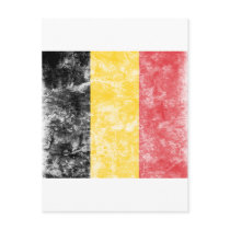 Vintage Belgium Flag Postcard