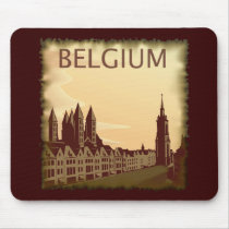 Vintage Belgium Mousepads