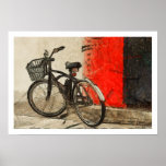 Vintage Bicycle Artwork Poster posters