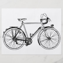Vintage Bicycle Full Color Flyer
