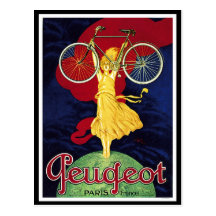 Vintage Bicycle Gifts - Cycles Peugeot Post Cards