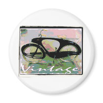 vintage Bicycle Refrigerator Magnet