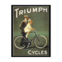 Vintage Bicycle Postcard :  Triumph Cycles