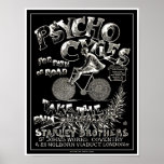 Vintage Bicycle Poster: Psycho Cycles